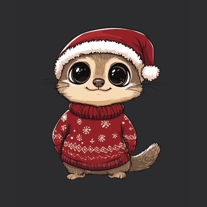 Bande dessinée de Noël de suricate