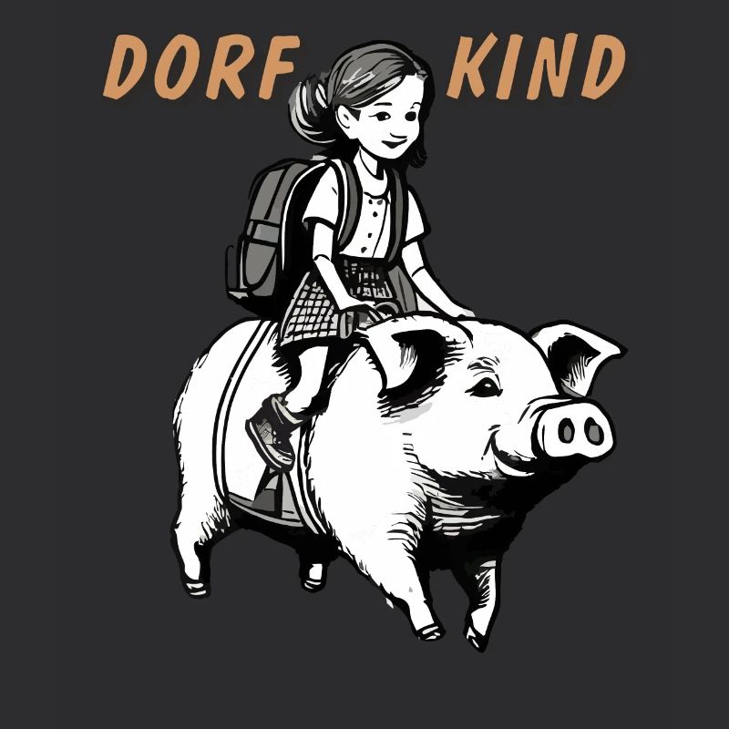SCHWEIN KIND MÄDCHEN
