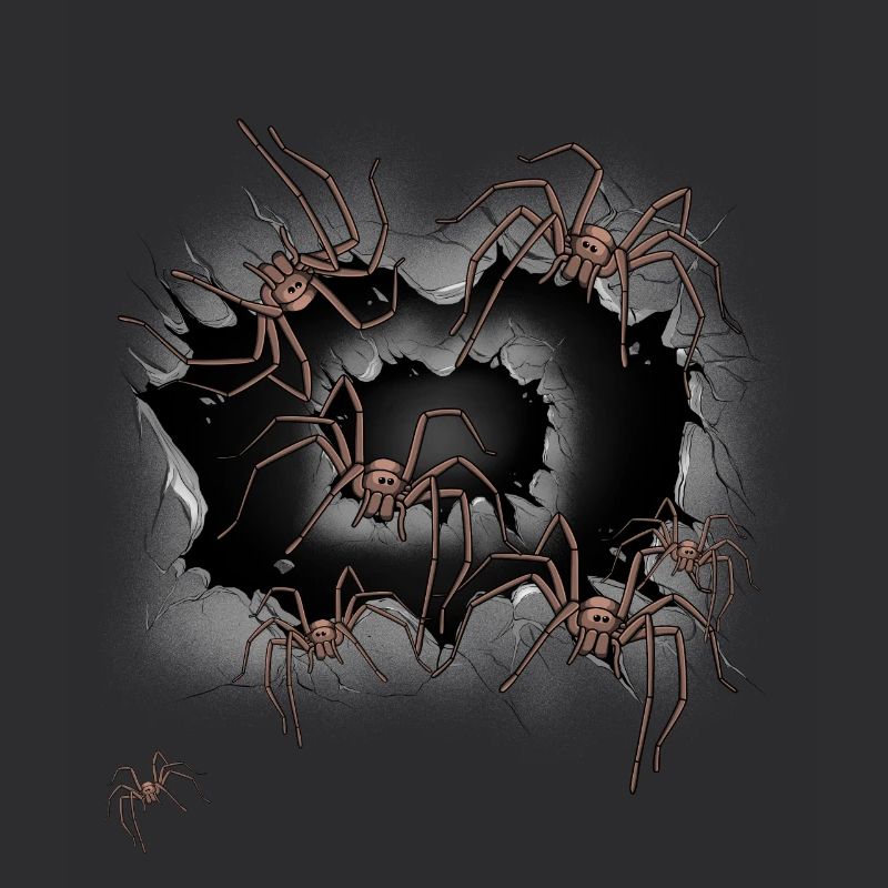 Halloween Spiders Spider Spiders Phobia Panic