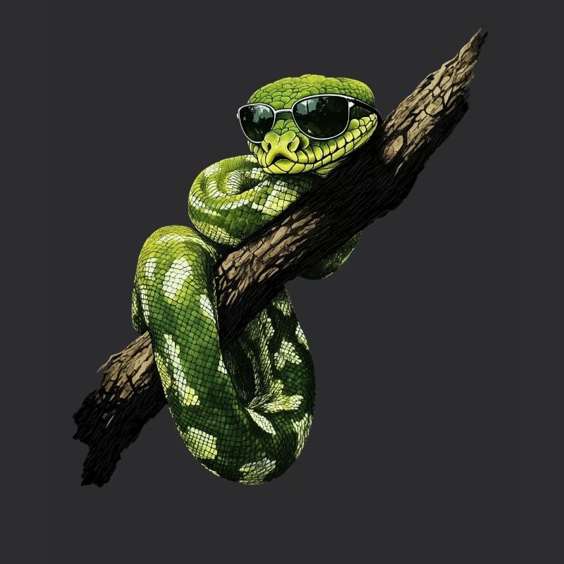 Green Tree Python Snakes Lover Terrarium