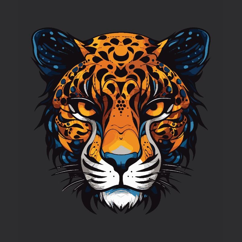 Tête de portrait de guépard