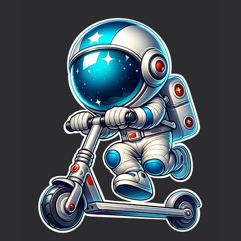 E-Scooter E-Roller Astronaut Scooter