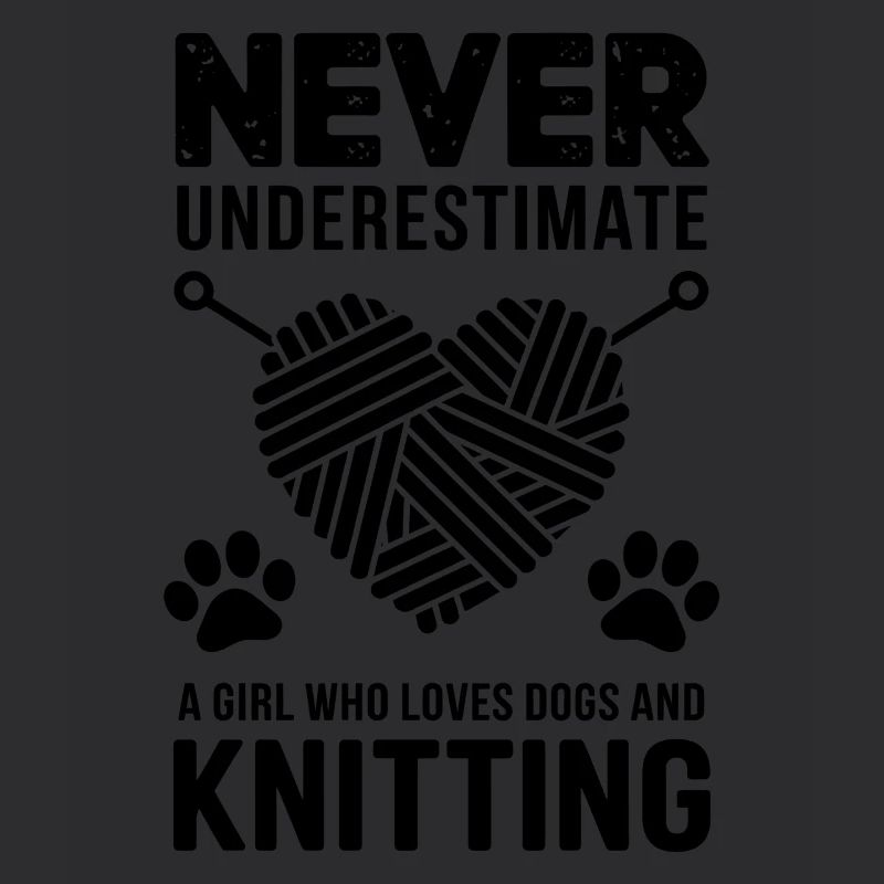 Stricken Spruch Hunde Lustiges Stricken Geschenk