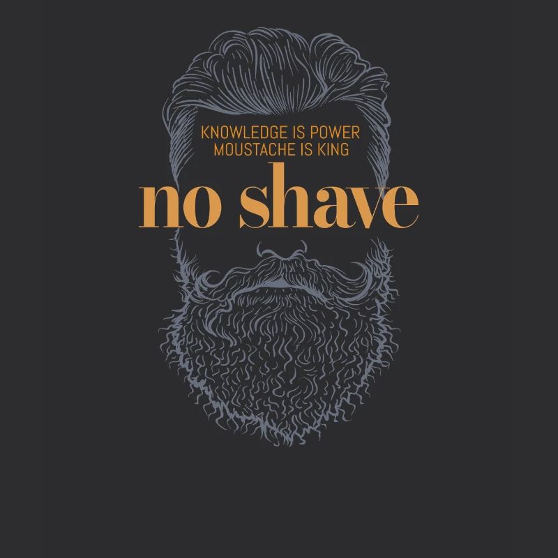 Pas de rasage de barbe Conception graphique Pas de rasage Barbe Graphique