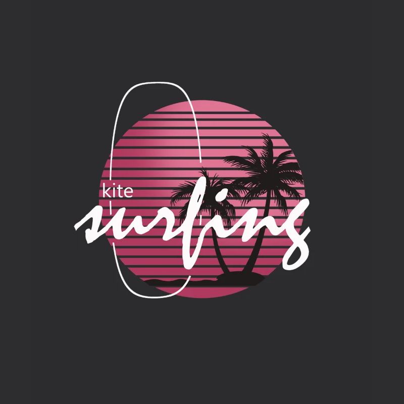 Retro Kiteboarding Abenteuer Vibes