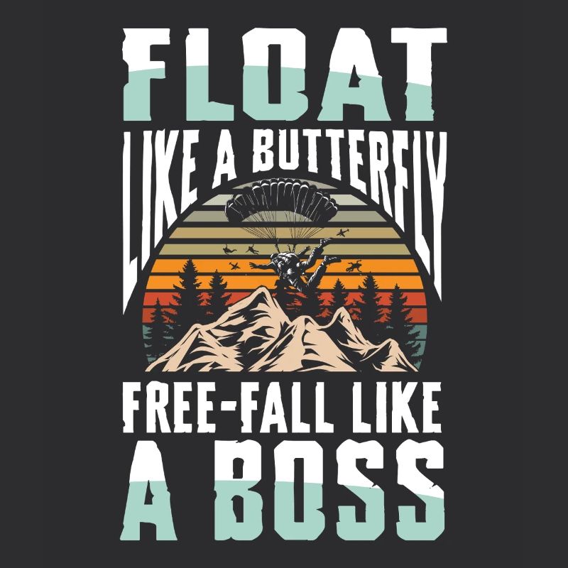 Float like a butterfly, free fall like