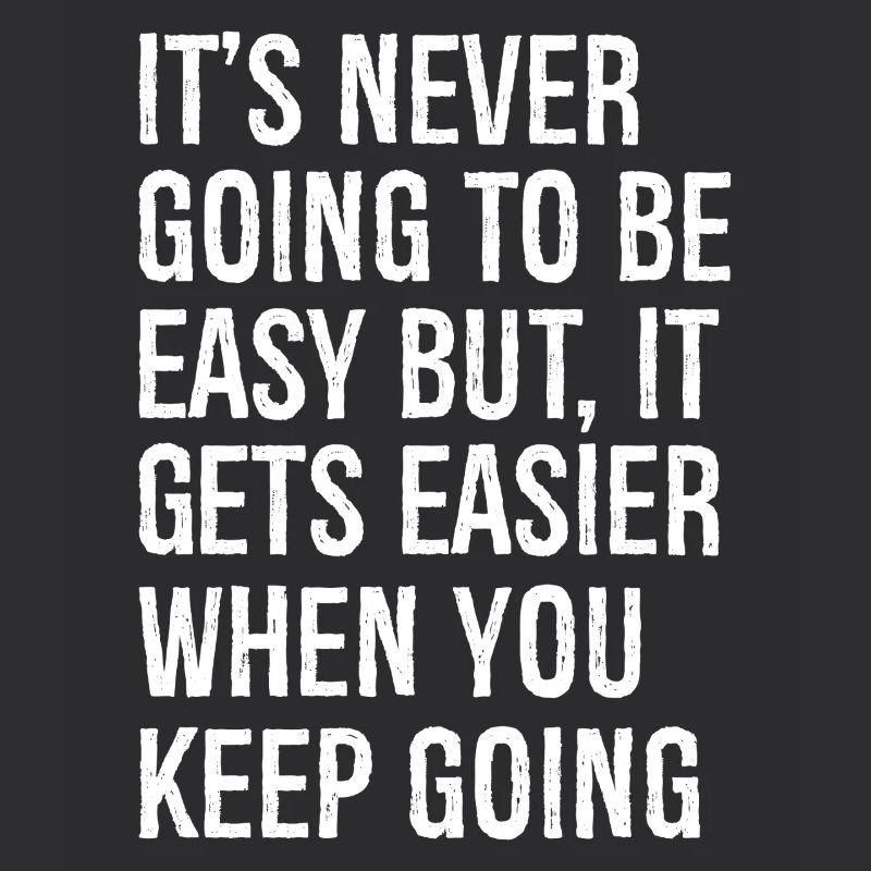 Ce ne sera jamais facile, mais cela devient plus facile