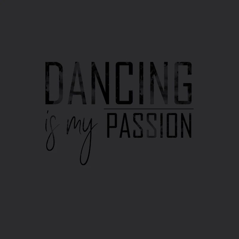 DANCING IS MY PASSION Black SAMBA Tee Shirt & Gift