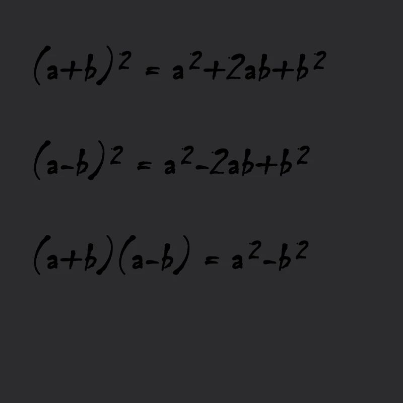 Formules binomiques Mathématiques Design Idée cadeau