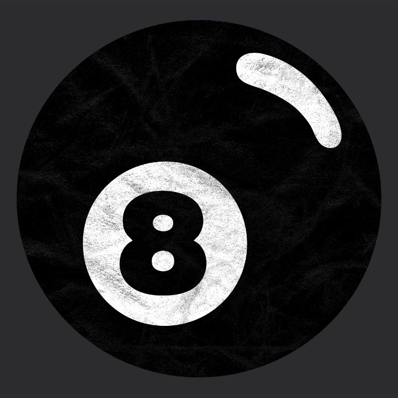 Billard Billardkugel schwarz acht eight