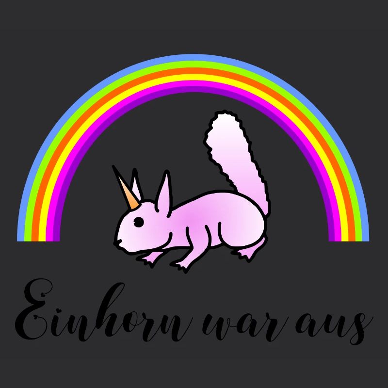 Eichhörnchen Regenbogen - Einhorn war aus
