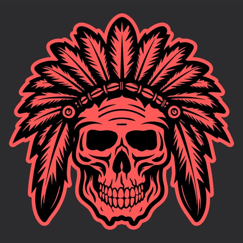 Apache Indian Chief Skull