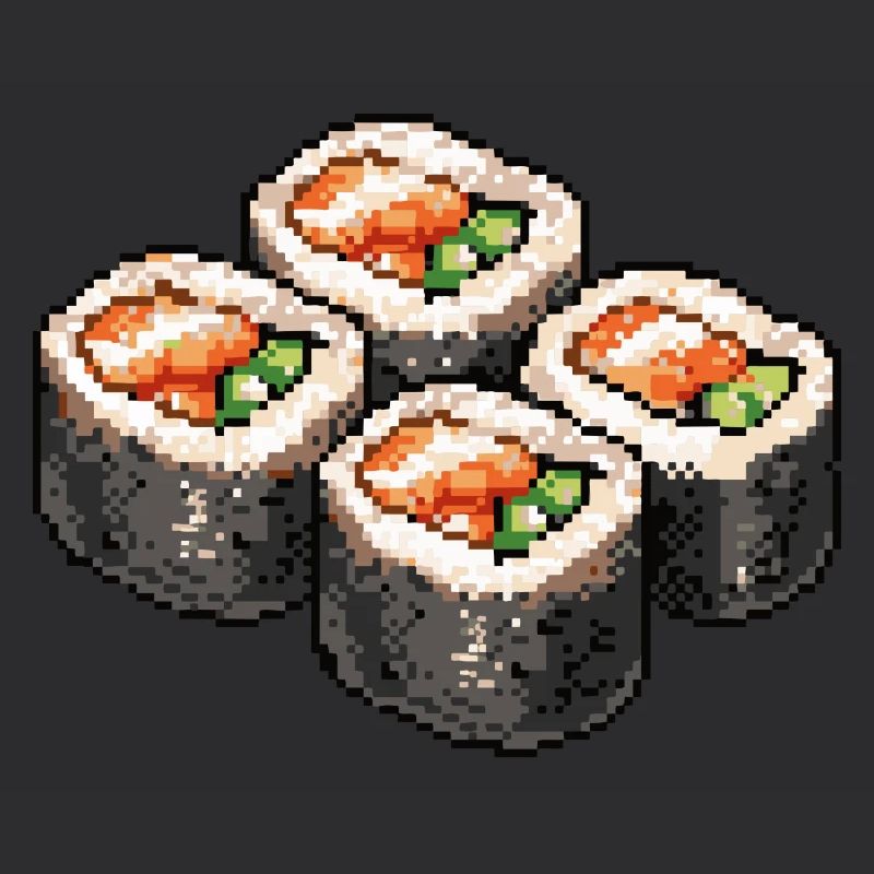 Sushi Pixel Icon