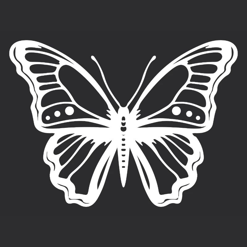 Papillon élégant – insecte minimaliste