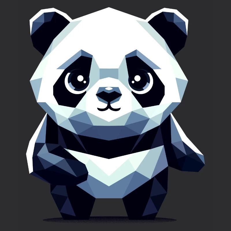 Panda polygonal