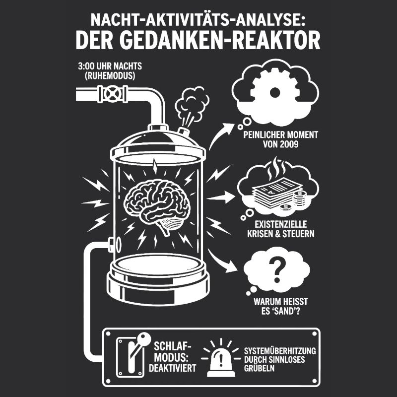 Thought Reactor Funny Night Analysis Graphic
