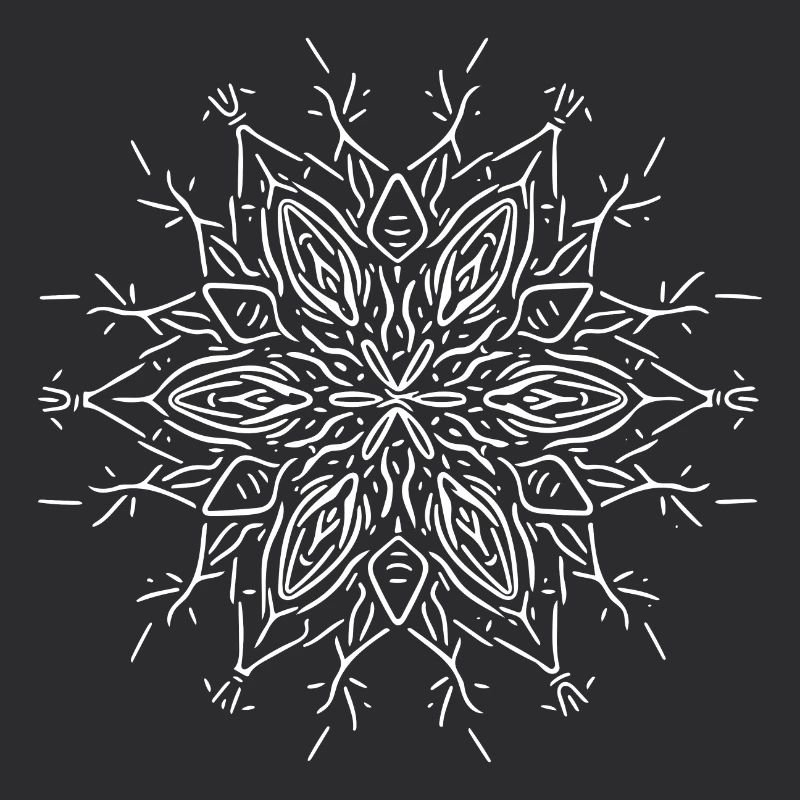 Mandala Flower Lines Shape Pattern