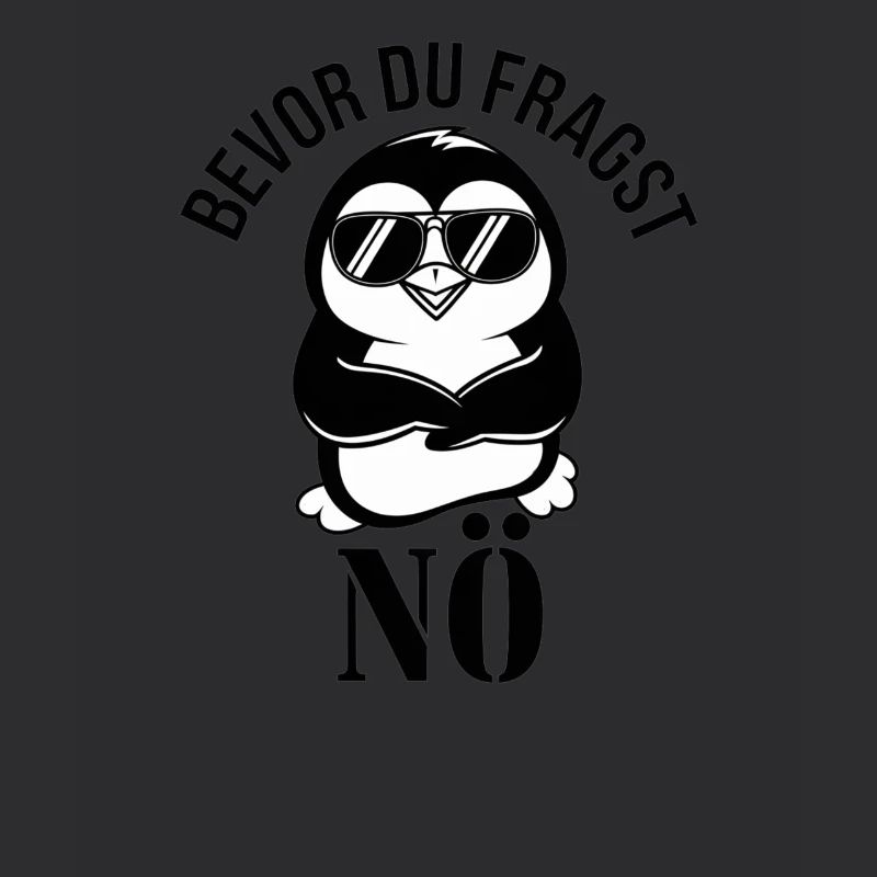 Funny Design with Cute Penguin