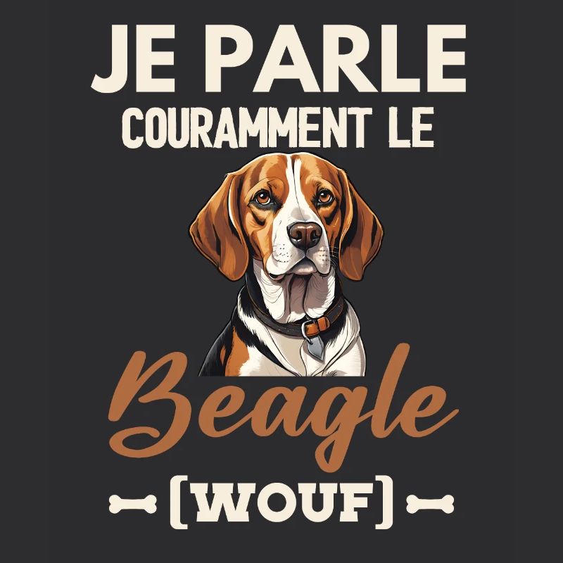 Je parle couramment le beagle wouf