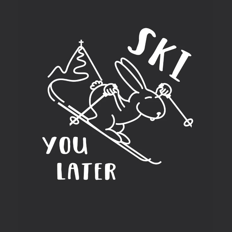 Ski plus tard - Montagne Hare pente drôle