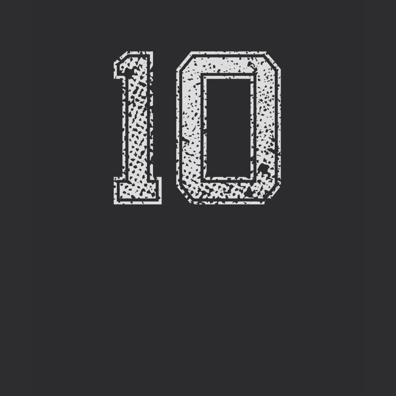 Number 10 Number One Zero Ten Gift