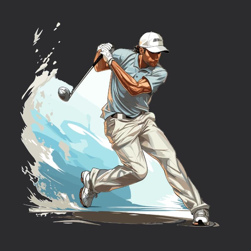 Golf Player - Illustration