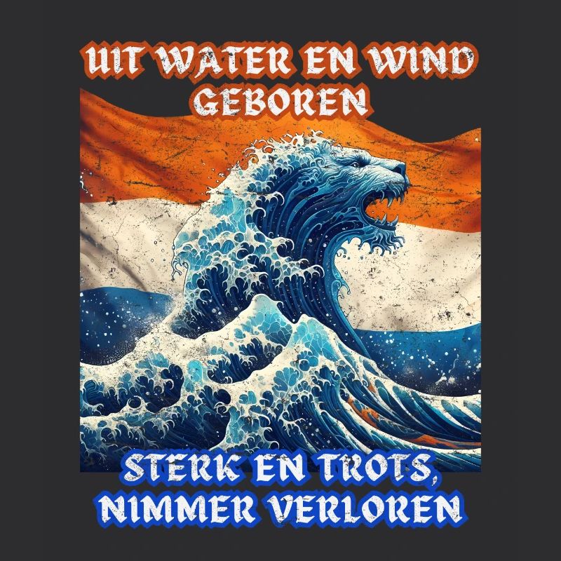 Dutch Pride Vintage Textur holländischer Löwe