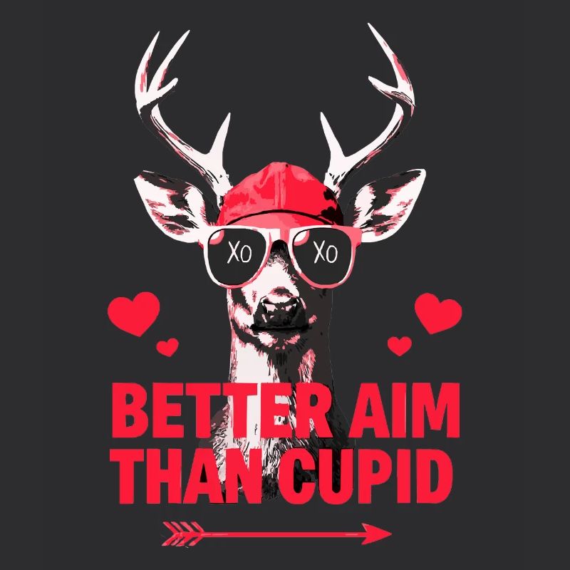 I Aim Better Than Cupid Hunting Valentine’s Day