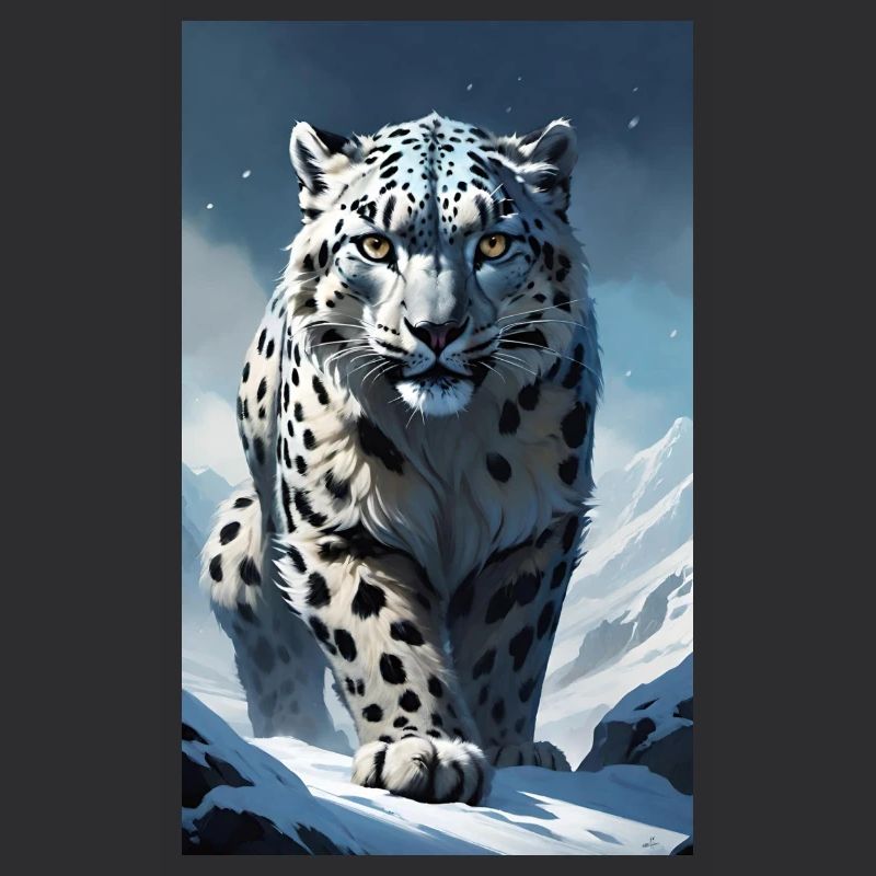 Léopard des neiges | Léopard | Prédateur