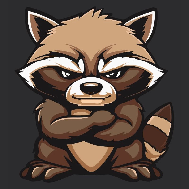 Waschbär Comic
