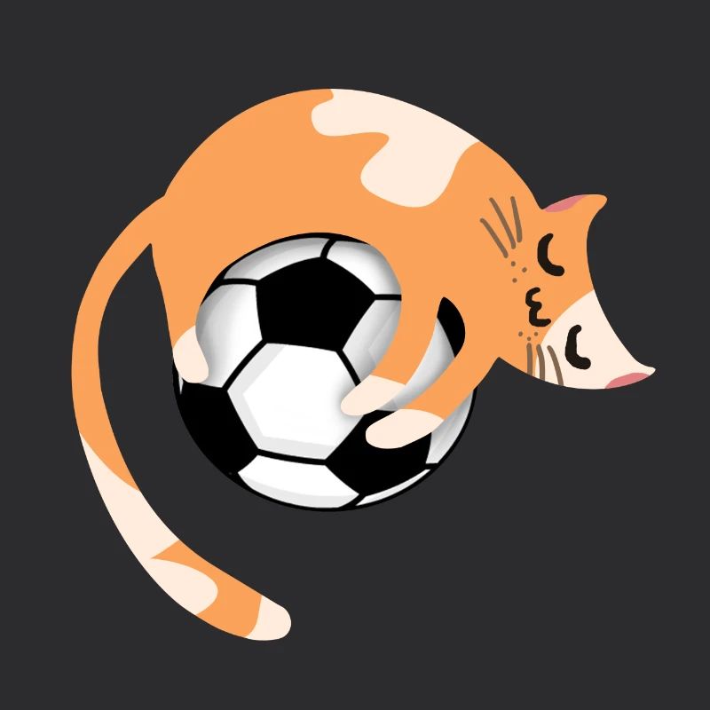 Chat avec le football