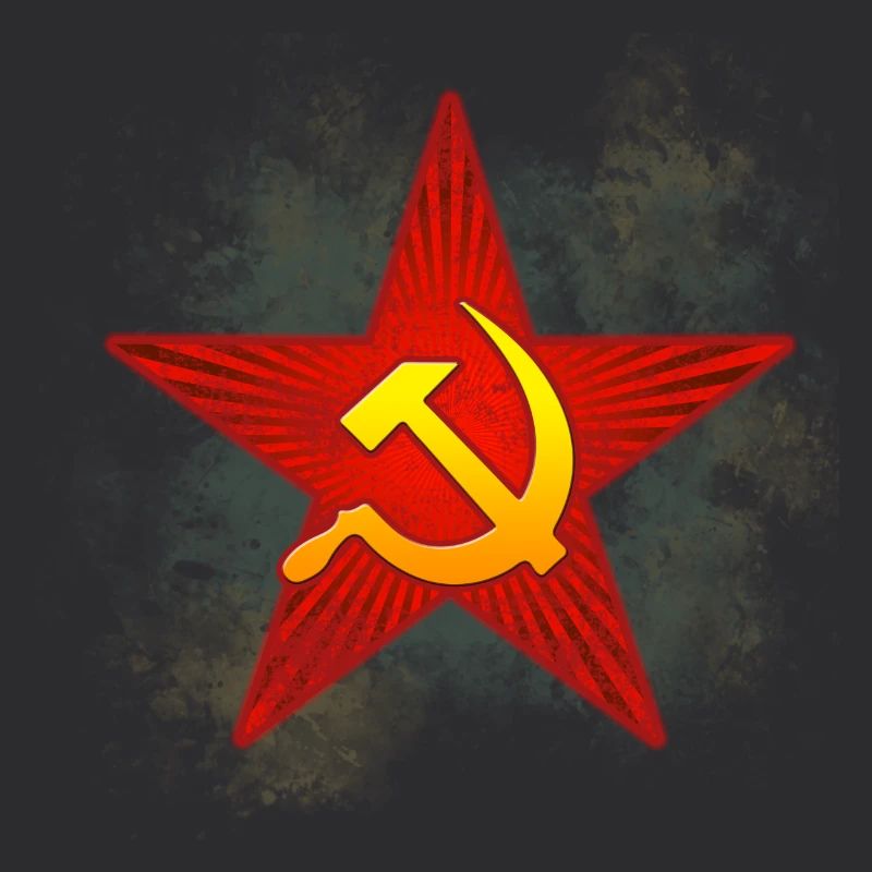 Soviet red star emblem