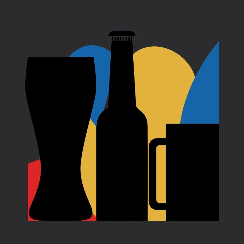 bauhaus minimalismus design Bier Bierflasche