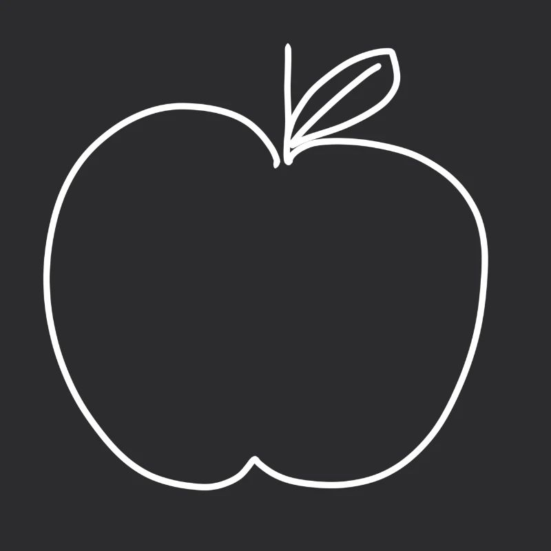 Forme du symbole de la pomme
