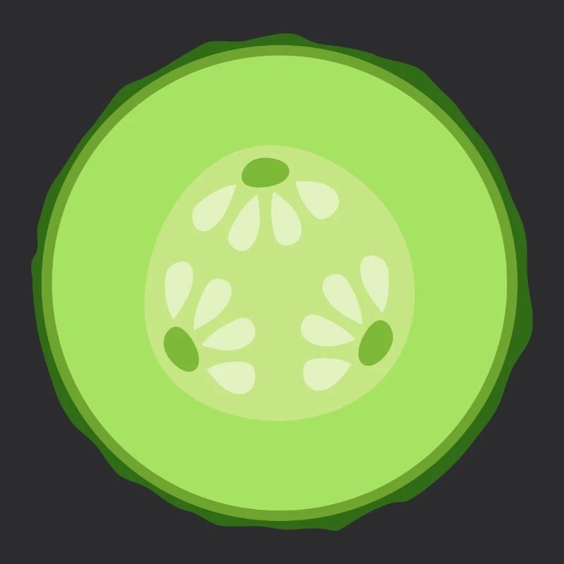 Tranche de concombre