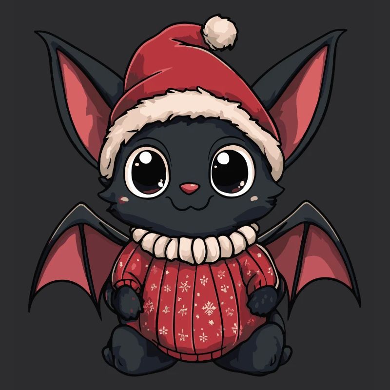 Fledermaus Weihnachten Comic
