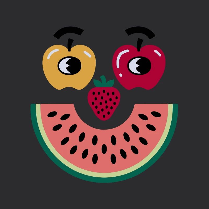 Visage de fruit