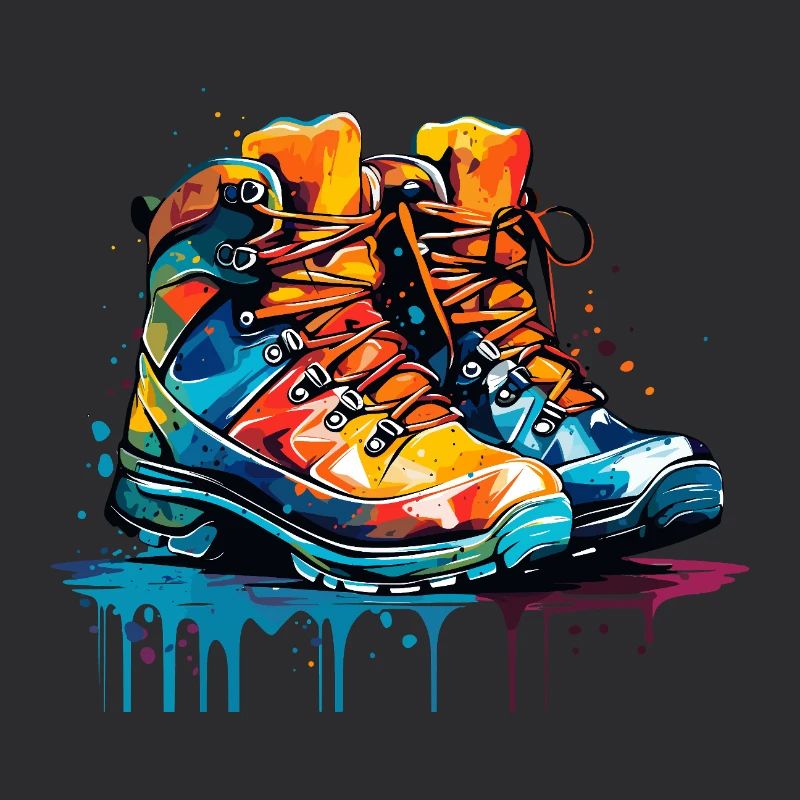Chaussures colorées