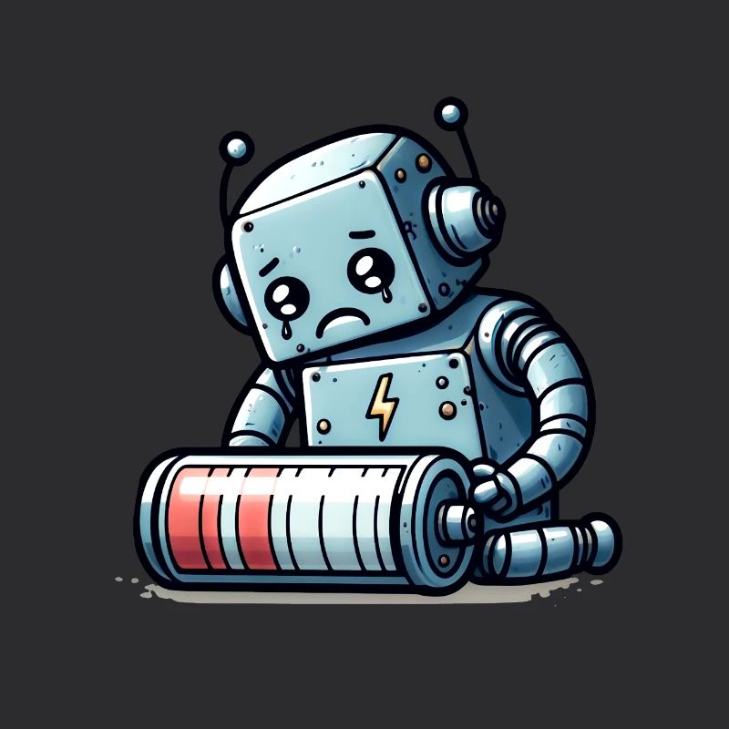 Robot Weak Battery Robo-Problems