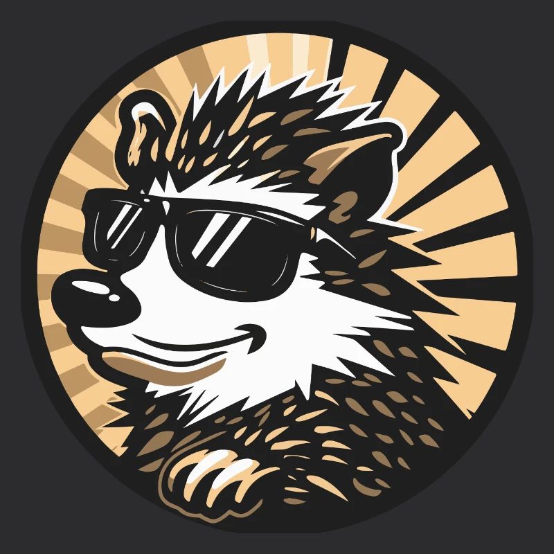 hérisson bande dessinée cool