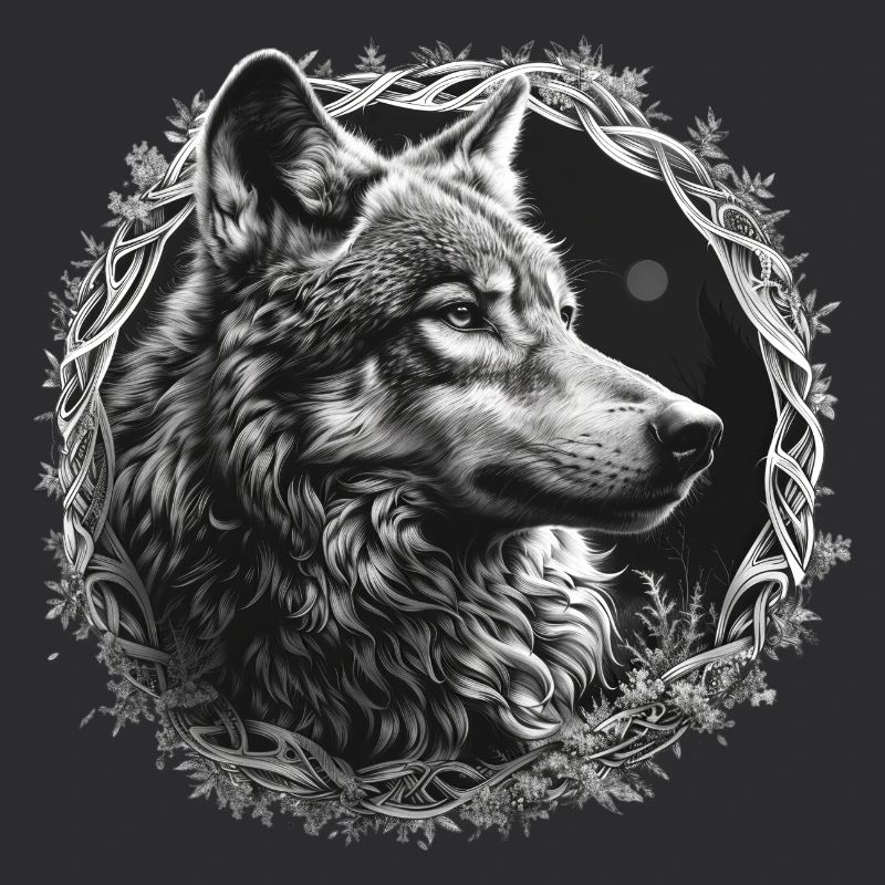 Wolf Vikings Celts Fenriswolf Fenris