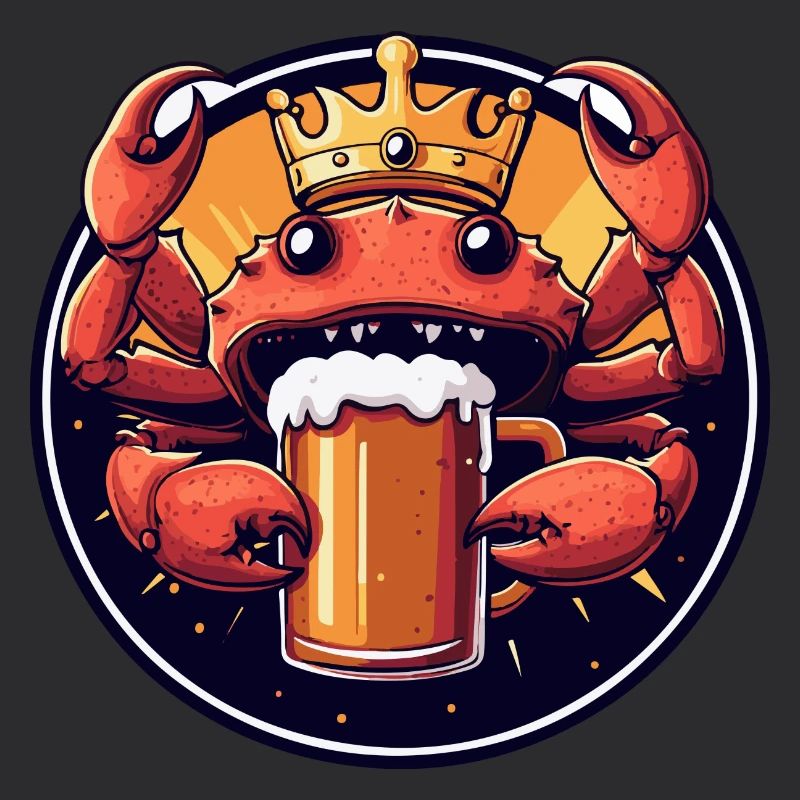 Krebs Krabbe Bier Comic