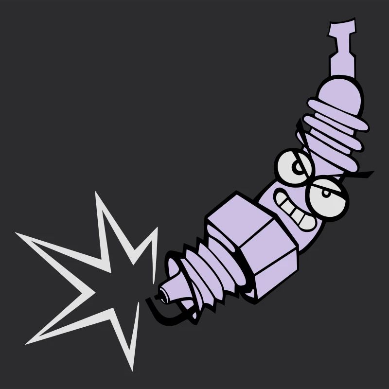 Spark plug with color changing function