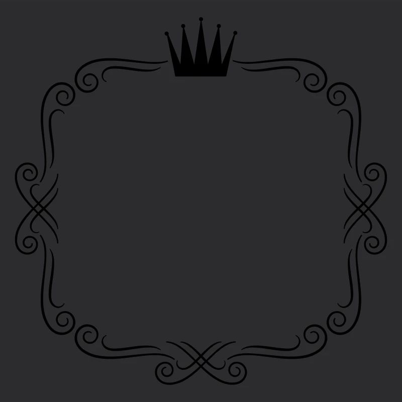 rahmen ornamente krone