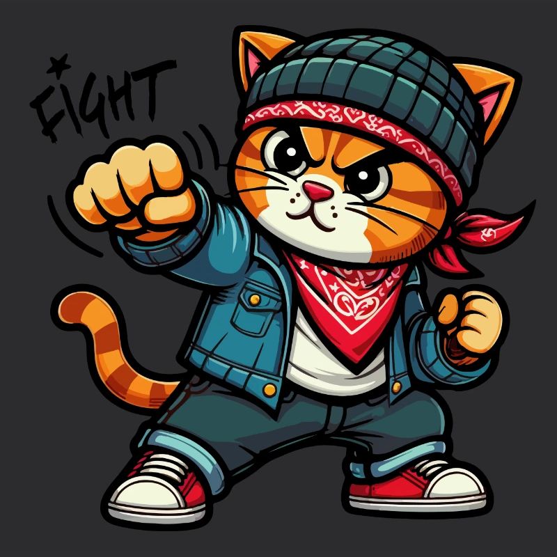 Chat forcé : Combat