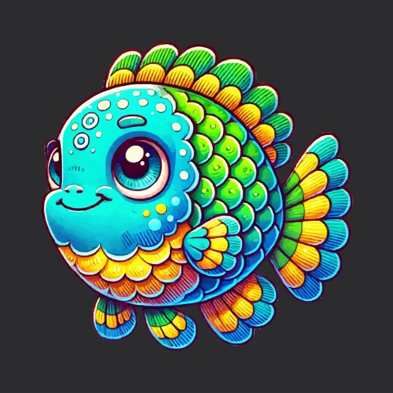 Bande dessinée de poisson