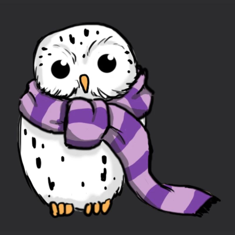 Schneeeule Lila