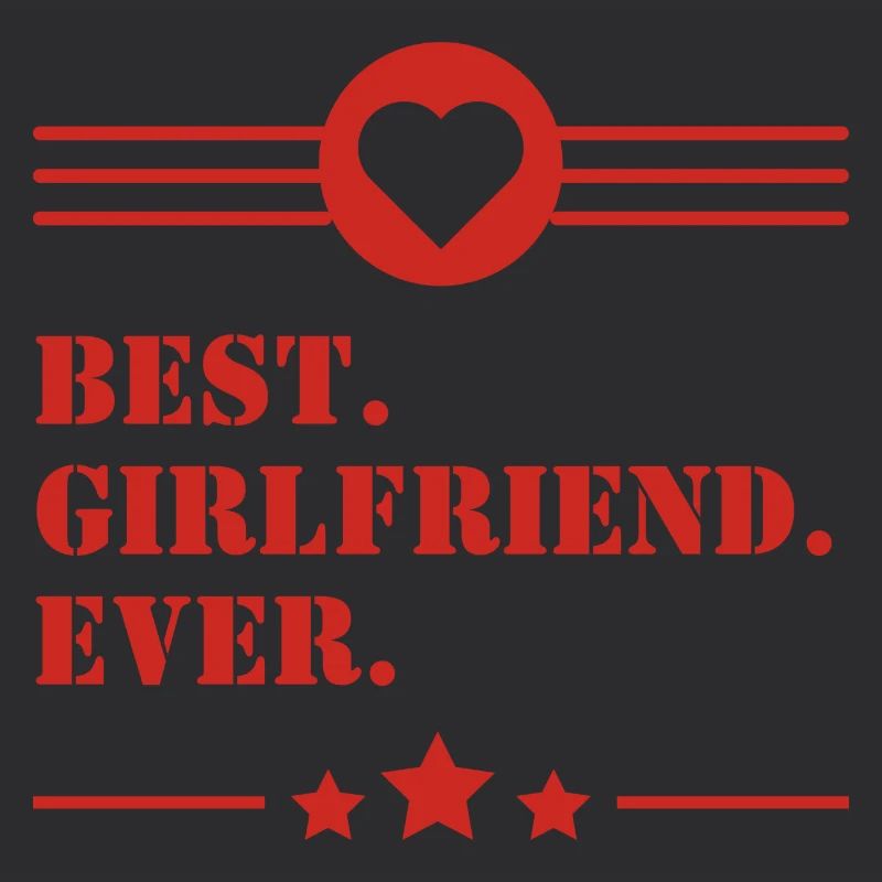 Best GIRLFIREND Ever Herz rot