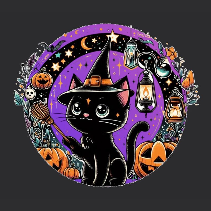Kitty violet Halloween