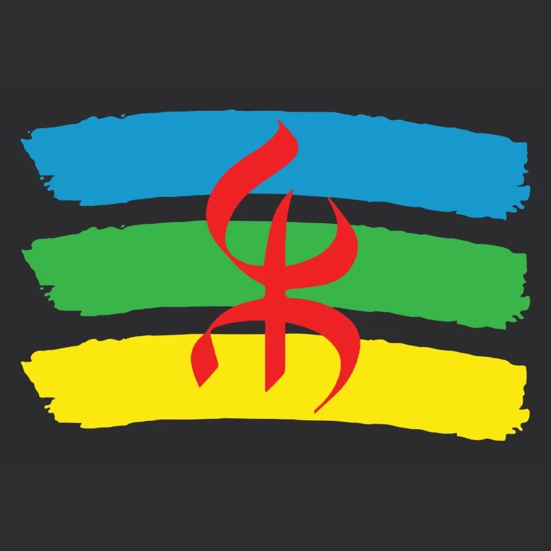 DRAPEAU AMAZIGH BERBERE YIFINAGH